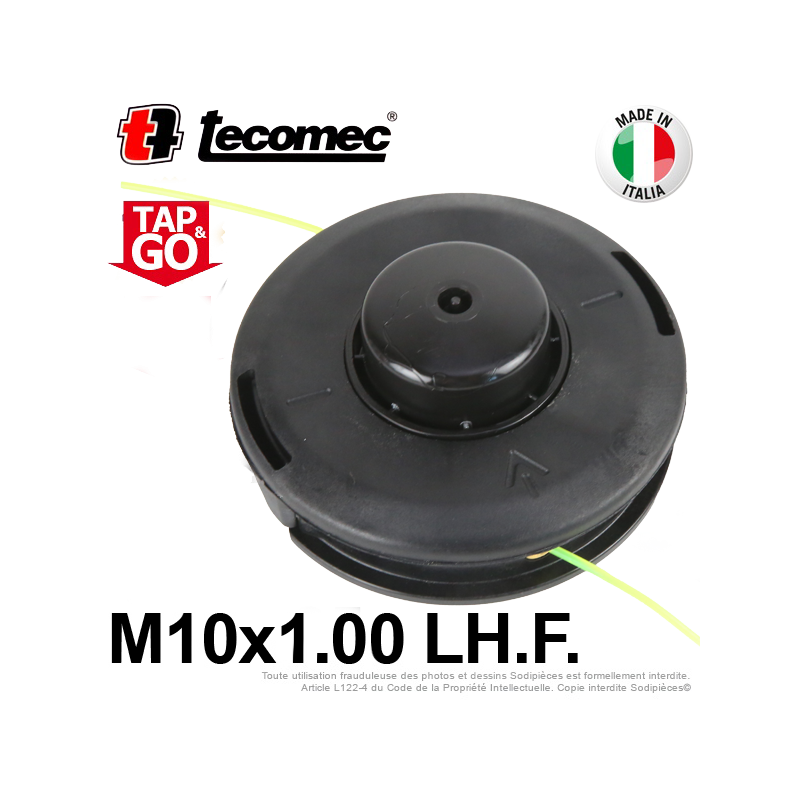 Tête débroussailleuse Tap'N'Work Ø 130 mm. Pour Emak 8x1,25