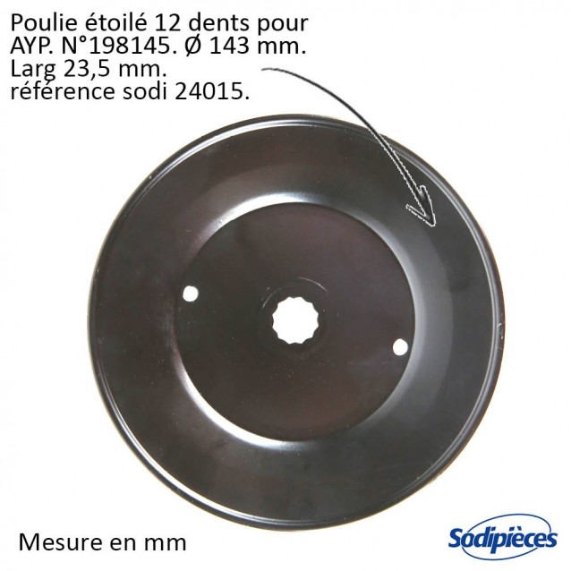 Palier de lame pour John Deere N° AM126225