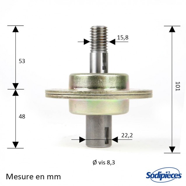 Palier de lame pour MTD N° 09 321