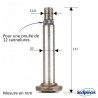 ⇘ Palier de lame pour MTD N° 918-0116