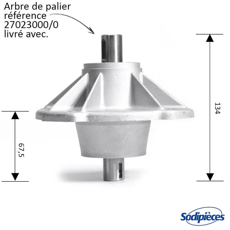 Palier de lame pour Castelgarden N° 84207250/0