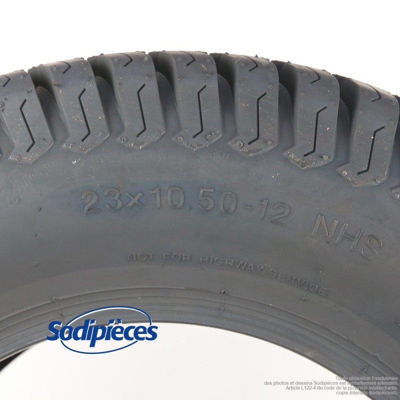 Pneu gazon 23 x 1050 x 12. 4 plis, tubeless