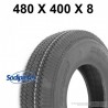 Pneu route  480 x 400 x 8. 4 plis, tubeless