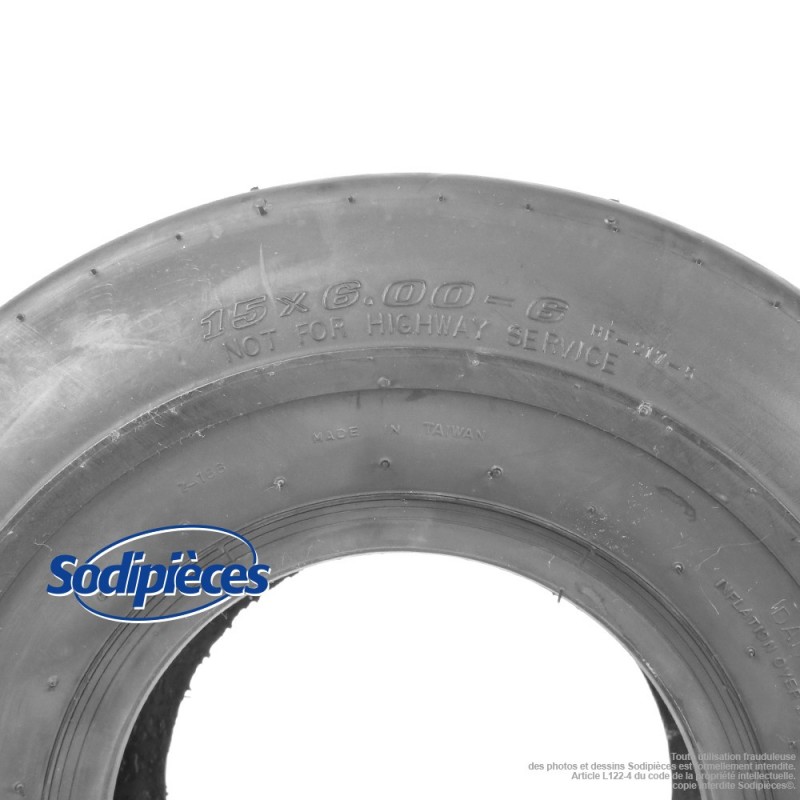 Pneu ligné 15 x 600 x 6