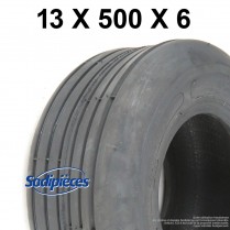Pneu ligné 13 x 500 x 6. 4 plis tubeless