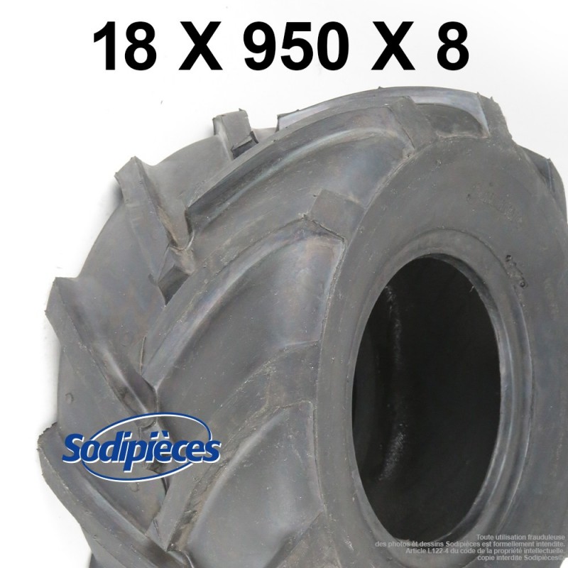 ⇘ Pneu à chevrons 22 x 1100 x 8