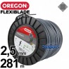 Fil Orégon FlexiBlade® carré. 2,5 mm x 281 m pour débroussailleuse