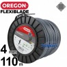 Fil Orégon FlexiBlade® carré. 4 mm x 110 m pour débroussailleuse