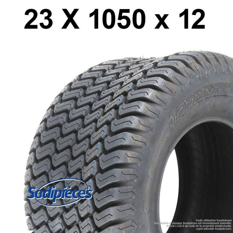 Pneu gazon 23 x 1050 x 12. 4 plis, tubeless