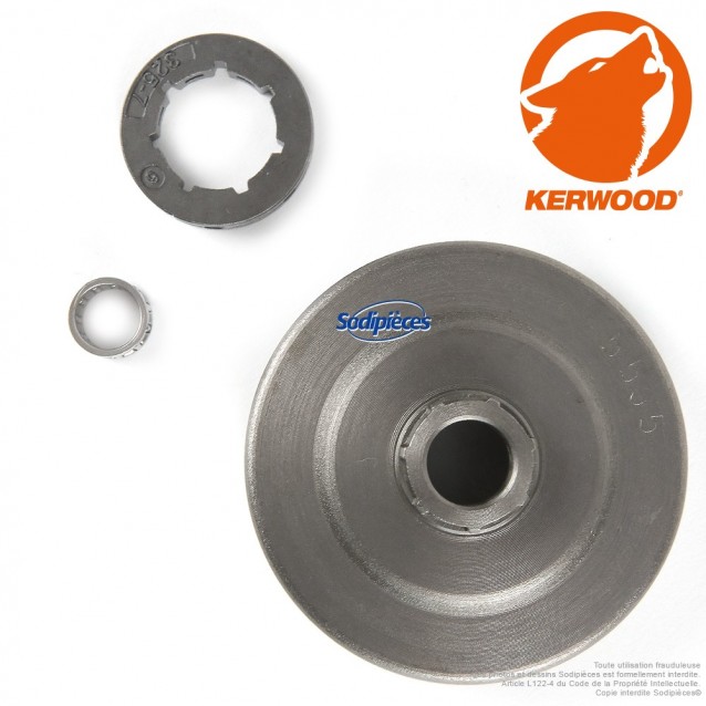 Pignon tronçonneuse KERWOOD à bague .325". 7 dents. STIHL