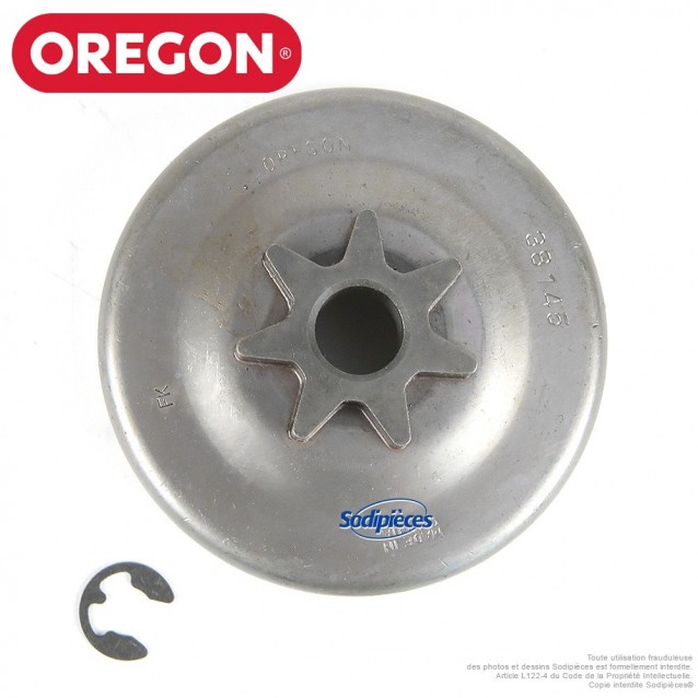 Pignon de chaîne 3/8" 7 dents pour Stihl. 1125 640 2000 Pignon de chaîne 3/8" 7 dents pour Stihl. 1125 640 2000