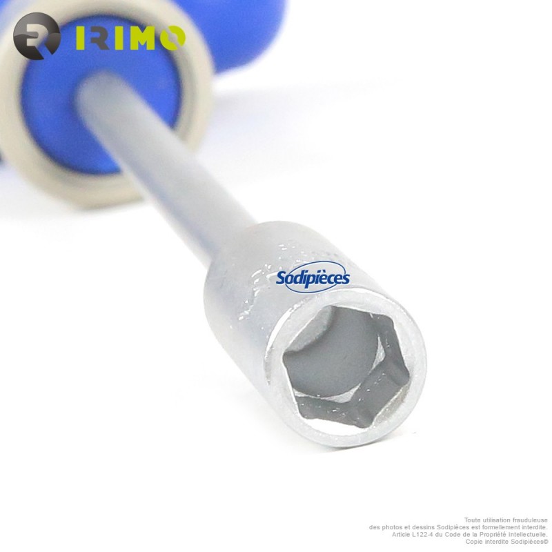 Tournevis Irimo en T à douille 13 mm x 175 mm