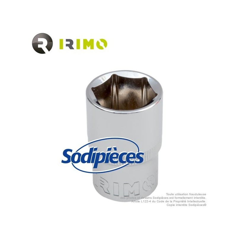 Douille 12 pans carré 1/2 .22 mm