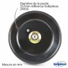 Palier de lame pour tondeuse MTD 618-04456