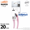Sécateur acier trempé Clarity Bahco Pradines PG-05-Pink. 20 mm. Confort. Fabriqué en France