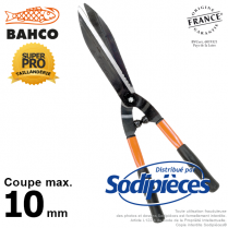 Cisaille à haies acier trempé Bahco Pradines P51-F. Usage pro. Fabriquée en France