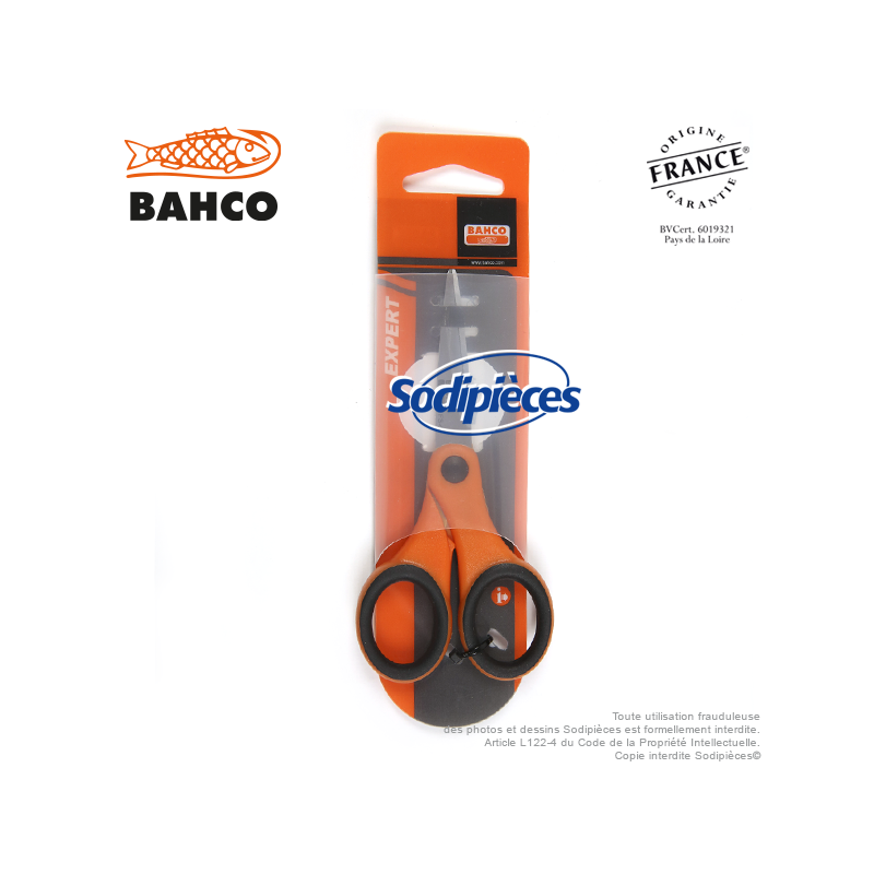 Ciseaux à fleurs et plantes FS-5 Bahco Pradines. Lames 5 cm. Fabriqués en France