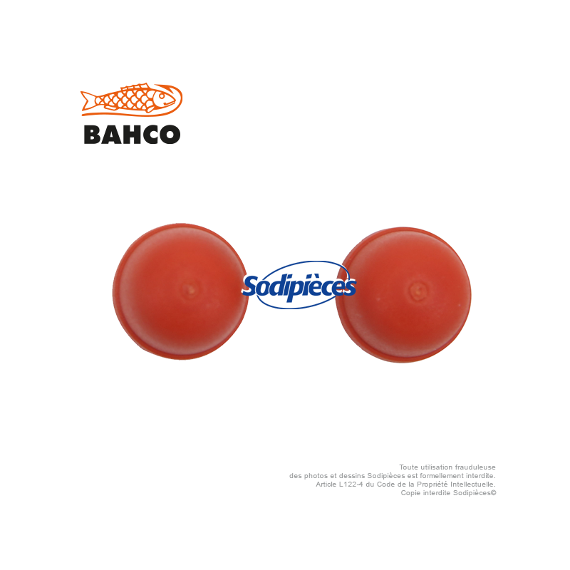Butées de rechange R 516, tampon caoutchouc pour cisailles Bahco Pradines.