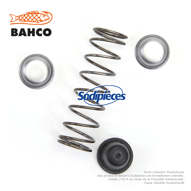 Ressort, butée, cuvette R1068. Lot pièces de rechange pour sécateurs Bahco Pradines. Ressort, butée, cuvette R1068. Lot pièces de rechange pour sécateurs Bahco Pradines.