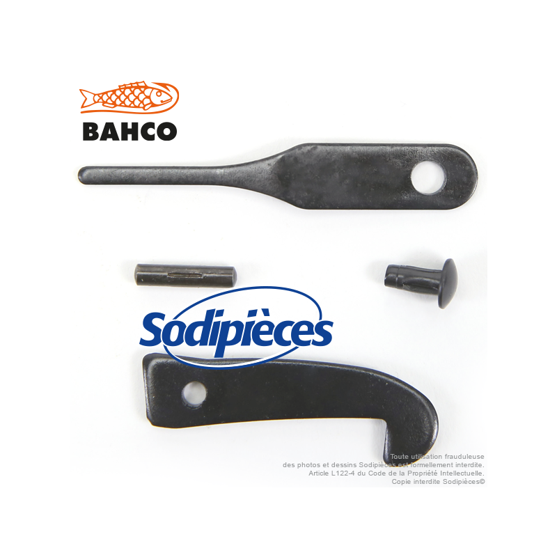Fermoir R341P pour sécateur.  Lot pièces de rechange Bahco Pradines.