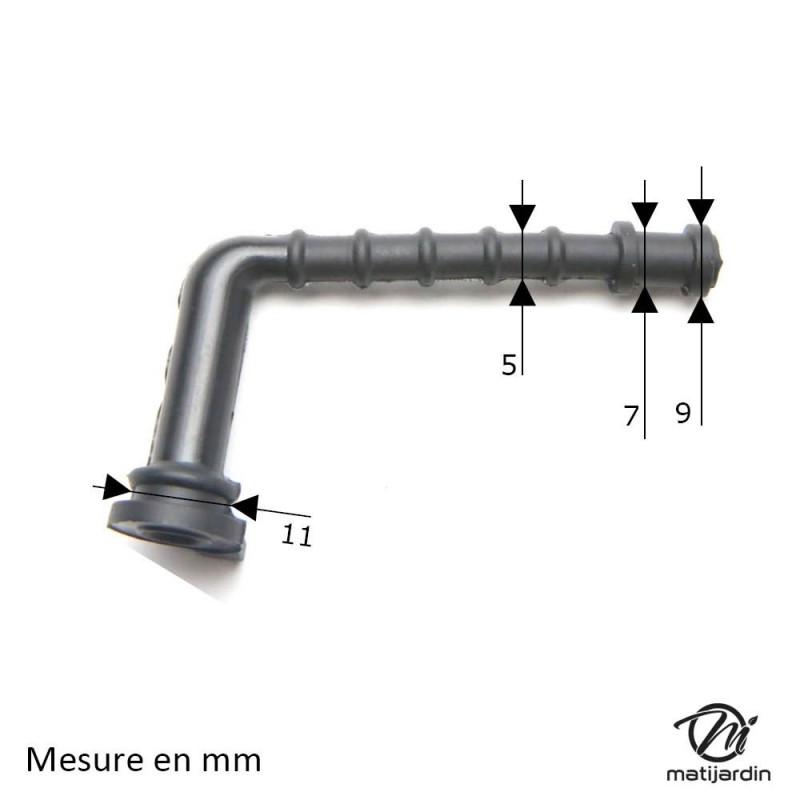 Durite huile pour tronçonneuse Stihl 1128 647 9405