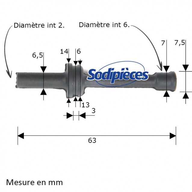 Durite huile pour tronçonneuse Stihl 1133 647 9400 Durite huile pour tronçonneuse Stihl 1133 647 9400