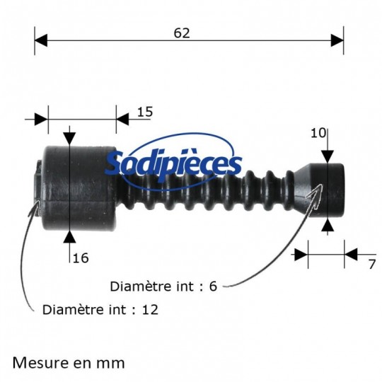 Durite huile pour tronçonneuse Stihl 1106 647 9404