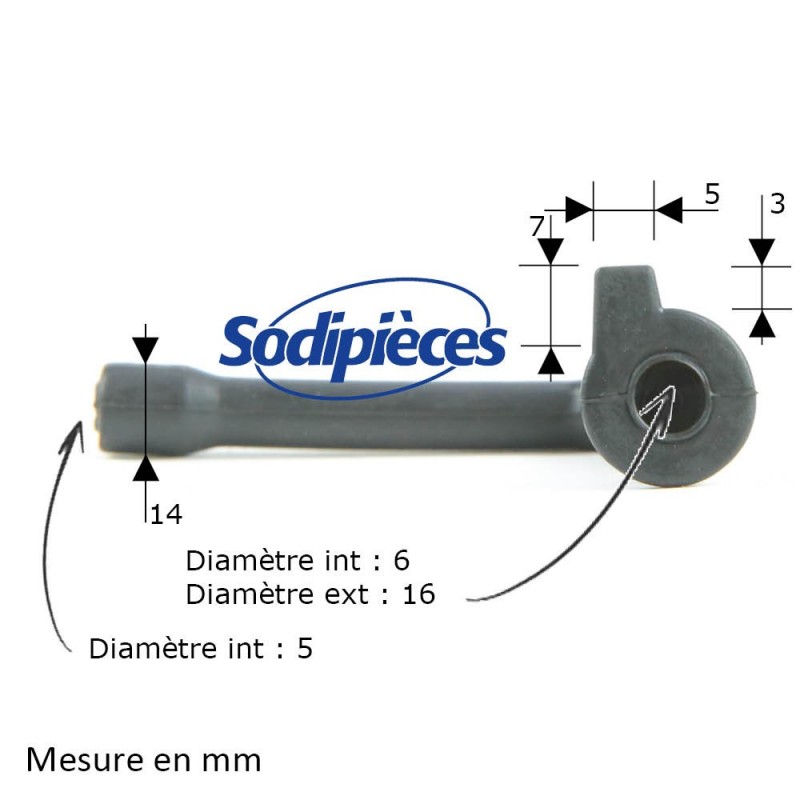 Durite huile pour Stihl 024, 026, 034, 036, 044, 046, 064, 066, MS240, MS241, MS260, ..