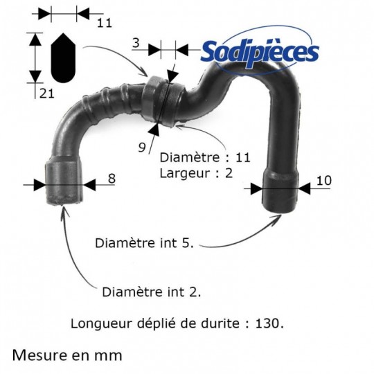 Durite pour Stihl 1130 358 7700