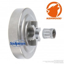 Pignon tronçonneuse étoile 3/8"LP 6 dents. Echo