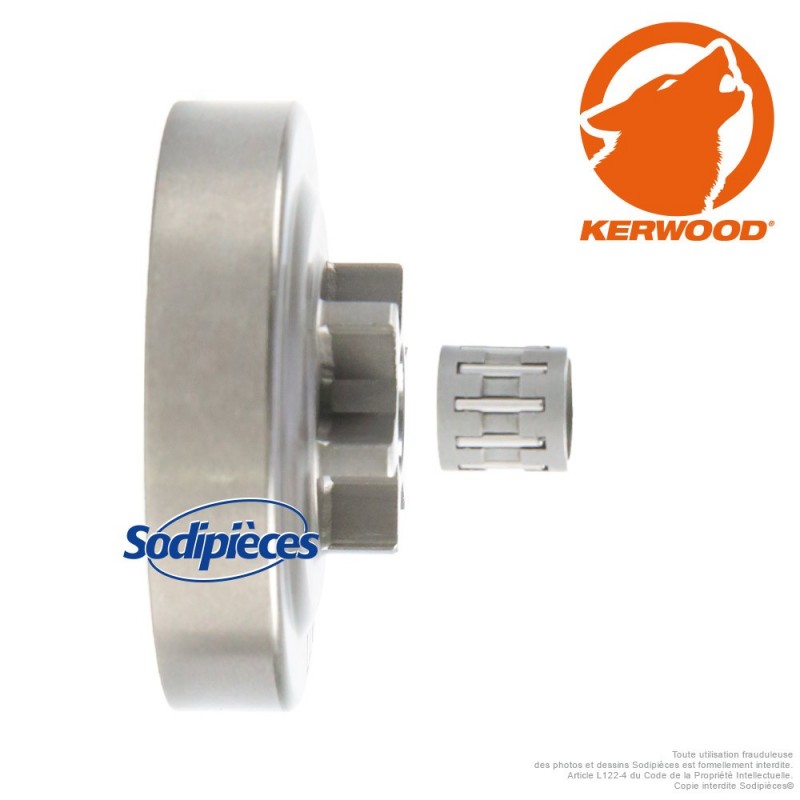 Pignon tronçonneuse étoile 3/8"LP 6 dents. Echo