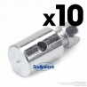 ⇘ Serre câble pour cable jusqu'à Ø 2 mm. Ø butée 6 mm. Par 10 ⇘ Serre câble pour cable jusqu'à Ø 2 mm. Ø butée 6 mm. Par 10