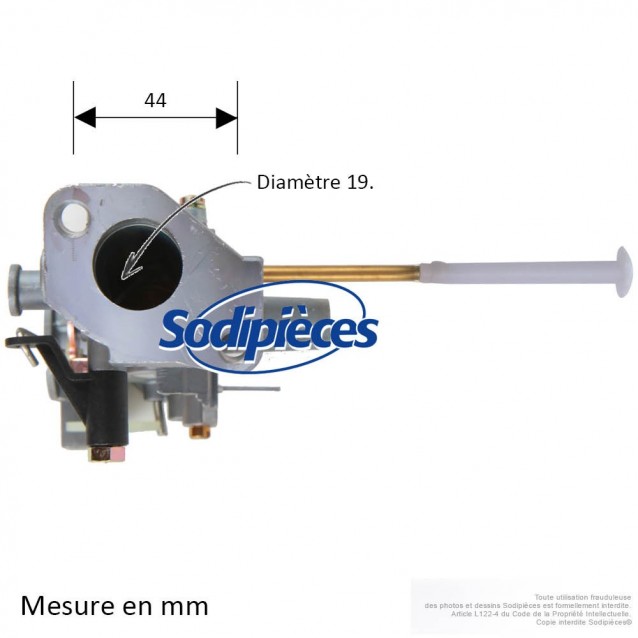 Carburateur pour Briggs & Stratton 498298