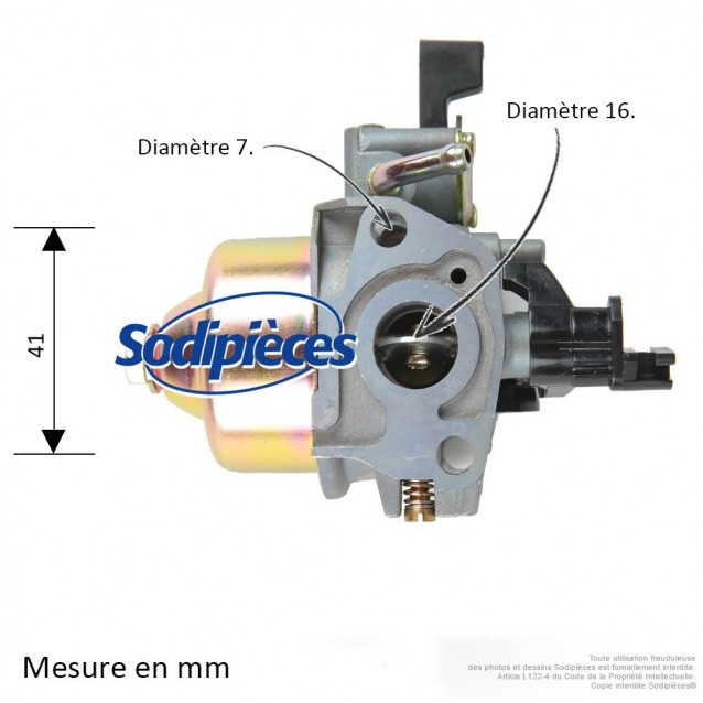 Carburateur complet pour Honda GX120