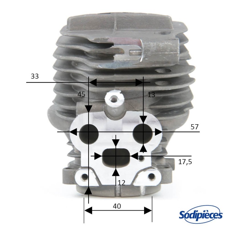 Cylindre piston découpeuse pour Husqvarna K760