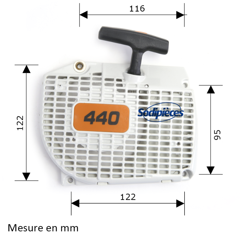 Lanceur pour Stihl 044, MS440, 046, MS460 