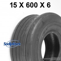 Pneu ligné 15 x 600 x 6