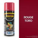 Bombe peinture spéciale motoculture. Rouge Toro. 400 ml.