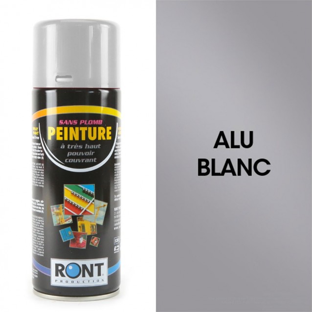 Bombe peinture Alu blanc