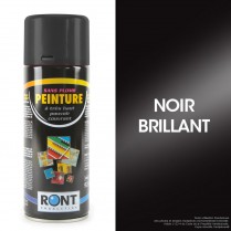 Bombe peinture spéciale motoculture. Noir brillant ST. 400 ml