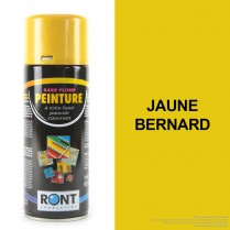 Bombe peinture spéciale motoculture. Jaune Bernard. 400 ml