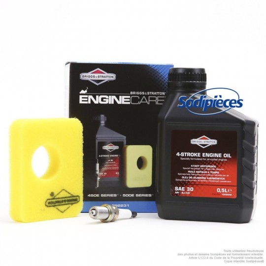 Kit entretien moteur Briggs et Stratton  450E series et 500E series. Origine