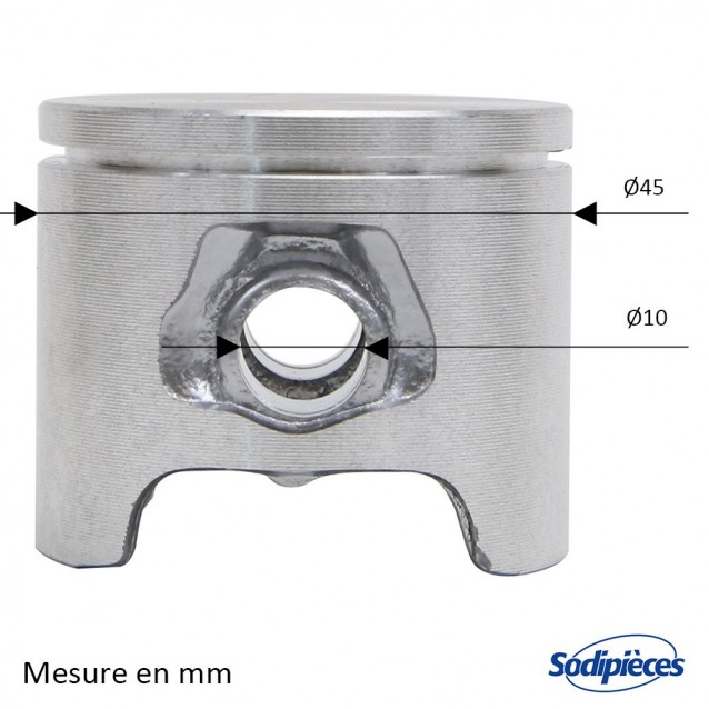 Cylindre piston pour tronçonneuse husqvarna diam 44 mm