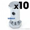 ⇘ Serre câble pour câble jusqu'à Ø 3 mm. Par 10 ⇘ Serre câble pour câble jusqu'à Ø 3 mm. Par 10
