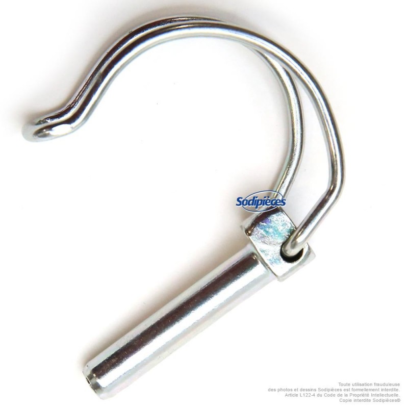 Goupille clips pour tube Ø 8 mm x 40 mm