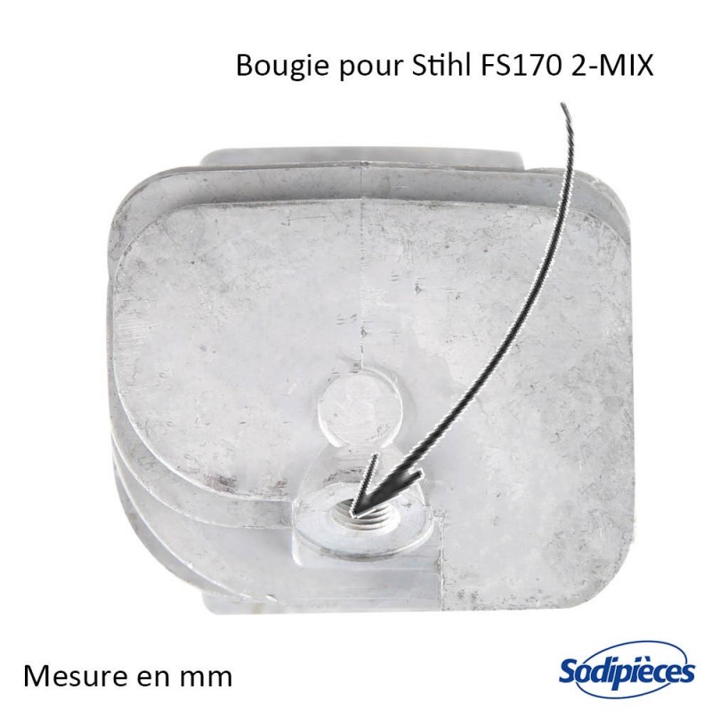 Cylindre piston tronçonneuse Stihl MS170 2-MIX Ø 37 mm