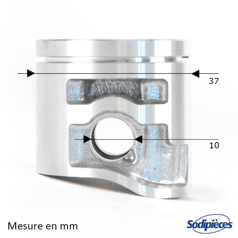 Cylindre piston tronçonneuse Stihl MS170 2-MIX Ø 37 mm