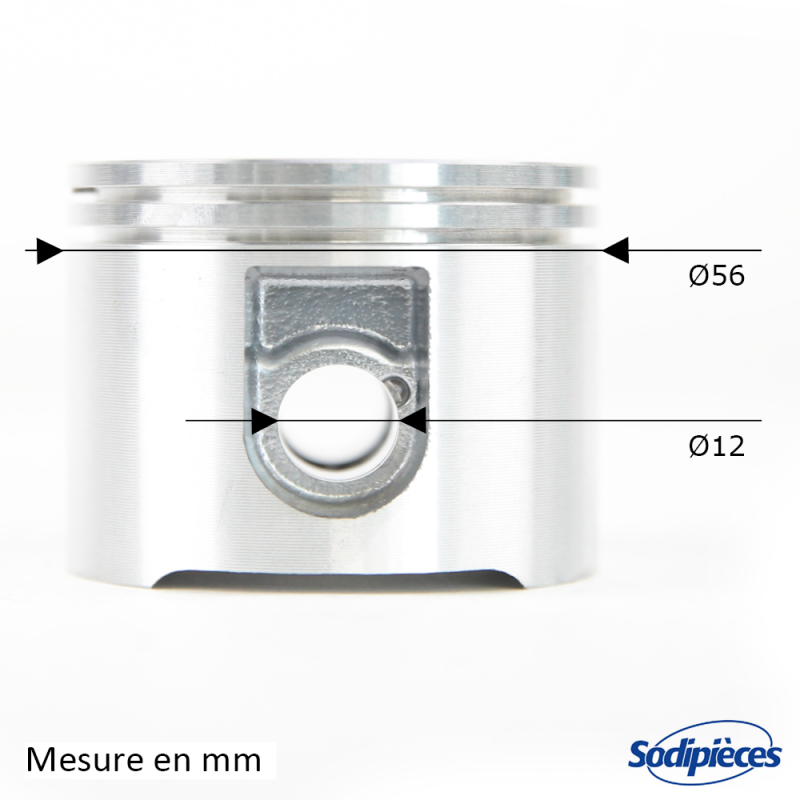 Cylindre piston pour découpeuses Stihl TS700, TS800. Ø 56 mm
