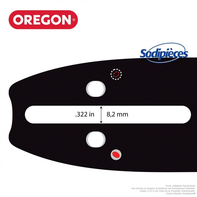 Guide 160SXEA095 OREGON Pro Am A095. 40 cm