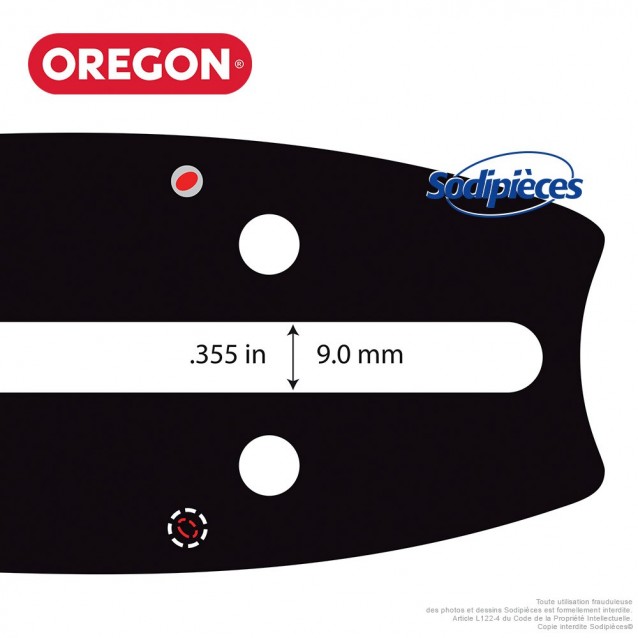 Guide 248ATMD009 OREGON Amor tip D009. 60 cm